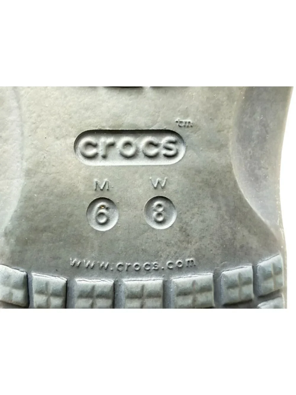 Crocs Navy Blue Womens Slide Sandals M6 W8 Unisex
